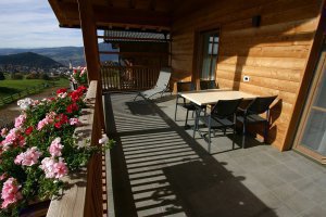 Balkon mit Aussicht Apartment Lärche